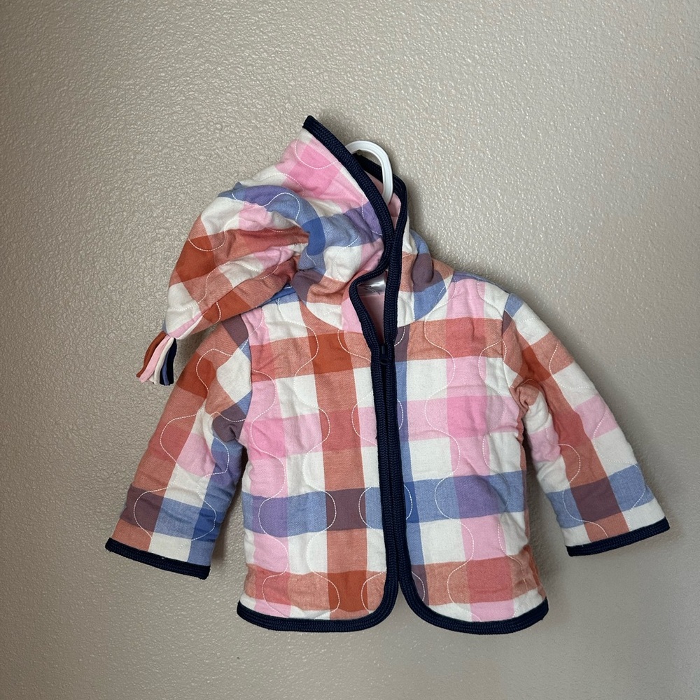 Hanna Andersson Multicolor Plaid Puffer Jacket